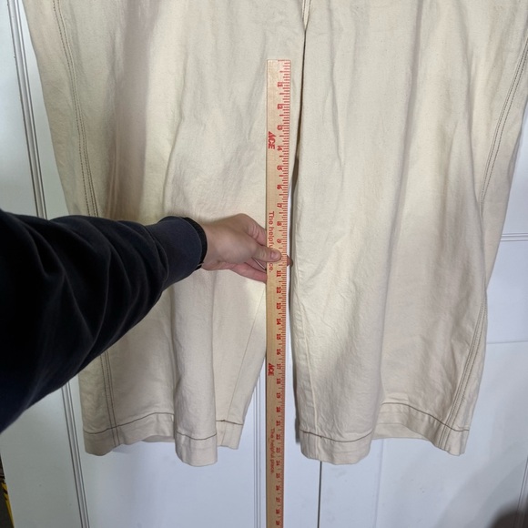 Torrid Crop Wide Leg Classic Denim High-Rise Jeans Cream Size 26 FEEL THE FIT - Picture 8 of 13